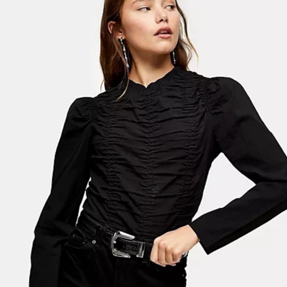 NWT Topshop Cinched Top